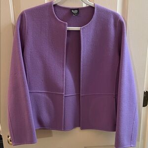 Light Purple Eileen Fisher Petite Open Jacket